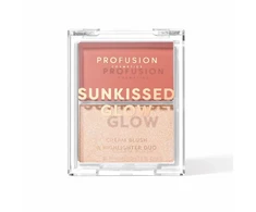 Profusion Cosmetics Profusion Sunkissed Glow Glow &amp; Illuminating Blush Highlighter Palette Mauve Horizon 4.7 g