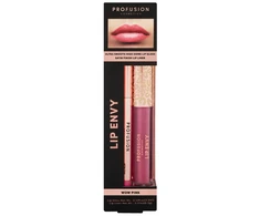 Set Profusion Cosmetics: Lip Envy Wow Rožinė lūpų blizgis 3,5 ml + Lip Envy Wow Rožinė lūpų kontūro pieštukas 0,3 g
