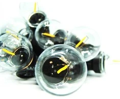 ProGarden Lauko lempučių girlianda 7,5 m, 10 LED švieselių, šilta šviesa