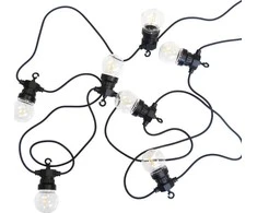 ProGarden Lauko lempučių girlianda 7,5 m, 10 LED švieselių, šilta šviesa
