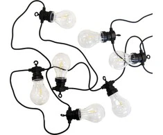 ProGarden Sodo LED lempučių girlianda, 10 lempučių, 24V