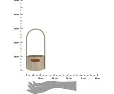 ProGarden Metalinis puodas su rankena, Ø 13 x 30 cm
