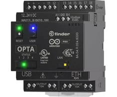 Programuojama loginė relė Finder CODESYS ADVANCED 12...24V DC RJ45 arba MODBUS TCP/IP, MODBUS RS485 8A.04.9.024.832C
