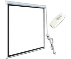 Elektrinis projekcinis ekranas ART EM-150 4:3 150'' 305x229cm su pultu Matinis baltas