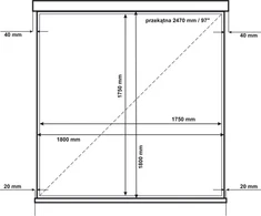 Projektoriaus ekranas Avtek Tripod PRO 180 (1EVT13)