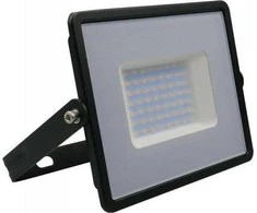 V-tac 50W LED prožektorius, E-serija, juodu korpusu, 6500K