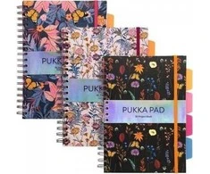 Projektų knyga „Bloom B5/100K“ linijų mišinys (3 vnt.) PUKKA