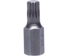 Koncówki 3/8" (10 mm) antgaliai su dantukais, m5, ilgis 30 mm, 2 vnt., s2, prolinas