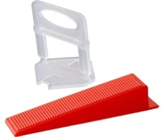 Klips Sąvaržėlė 2 mm, 300 vnt./pleištas, 100 vnt., „Proline“ plytelių tvirtinimo sistema