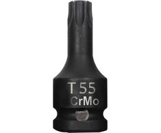 Bitonasadka Smūginė galvutė su antgaliu 1/2" Torx T40, ilgis 60 mm, proline