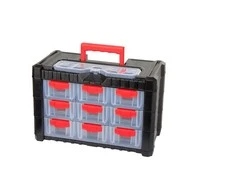 Organizer Dėžutė su rankena 260x200x400mm,13 skyr., Proline HD