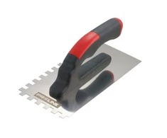 Paca Nerūdijančio plieno mentelė 270 * 130 mm, 4 * 4 dantukai, plastikinė rankena, prolinas