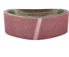 Pasy Begalinės abrazyvinės juostos, 75x533 mm, 10 vnt., gr 60, prolinas
