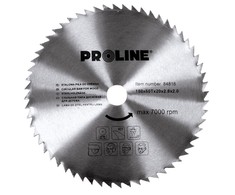 Piła Diskinis pjūklas medienai be kietmetalio 180*60t*20/16mm proline
