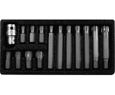 Zestaw Rinkinys 10 mm antgalių rinkinys, briaunuoti M6-M14, ilgis 30/75 mm, 15 vnt. prolino