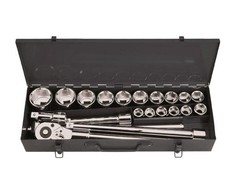 Zestaw Rinkinys 21 CV galvučių rinkinys 3/4", 19-50 mm proline