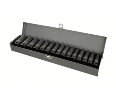 Zestaw Rinkinys 8 smūginių galvučių rinkinys, ilgis Cr-Mo 3/4", 22-41 mm, proline