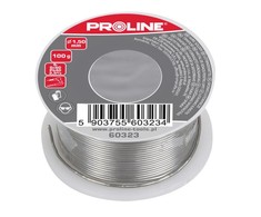 Proline Spoiwo Lydmetalis 60/40/2,5 % fi = 1,00 mm ritė 100 g blisterinėje pakuotėje prolinas