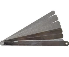 Szczelinomierz Tarpumatukas, 17 numerių, 200 mm, 0,02–1,00 mm, prolinas