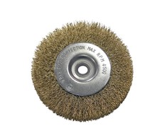 Szczotka Plieninės vielos diskinis šepetys, žalvarinis, 150 mm skersmens, proline