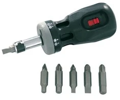 Atsuktuvas Proline Trumpas 1/4" su reversu, 6 antgaliai