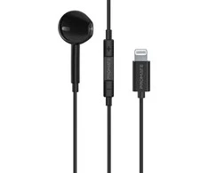 Ausinės Promate MonoPod Ergonomic Mono MFI Certified In-Ear su laidu Earphones Lightning / 1.3m