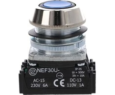 Promet NEF30-UKXY mygtukas mėlynas W0-NEF30-UK XY N