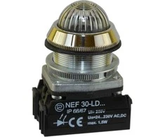 Promet Signalinė lempa 30mm, balta 24 - 230V AC / DC (W0-LDU1-NEF30LDS B)