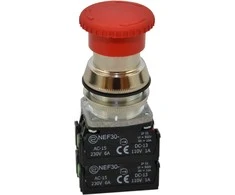 Promet Saugos mygtukas 30mm 2Z 2R IP56 sukant (W0-NEE30-DRP 2X2Y C)