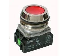 Promet NEF30 saugos mygtukas 30mm Raudona - W0-NEE30-K XY C