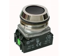 Promet NEF30 saugos mygtukas juodas - W0-NEEF30-K XY S
