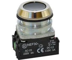 Promet Valdymo mygtukas 30mm juodas 2Z (W0-NEE30-K 2X S)