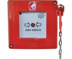 Promet ROP-A su 1xLED plaktuku raudona mirksi, kontaktai XY, W0-ROP-A M1 / 2K XY CB 0