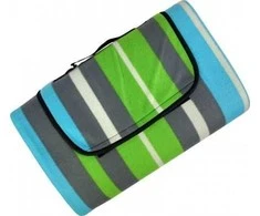 PROMIS Picnic Blanket, Žalias Stripes, 200 cm x 150 cm