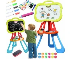 „ProNice“ DVIŠALĖS DUSIO TRINIMO LENTA KREIDOS ŽYMEKLIAI MAGNETAI LITTLE ARTIST