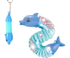 Pronice GLOWING DOLPHIN POP VAMZDŽIO RAKTŲ PAKAKAS 12 VIENETŲ