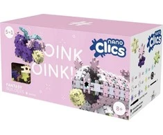 Clics toys Statybiniai kaladėlės „Nano Clics“ – „Fantasy Builders“ – 250 elementų (NC005)