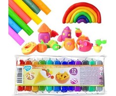 Okto Žaidimų tešla Modeliavimo rinkinys vaikams 12 SPALVŲ Lovin