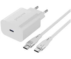 PROOVE Įkroviklis Tinklinis Rapid 30W (USB-C) + USB-C į USB-C kabelis (Proove)