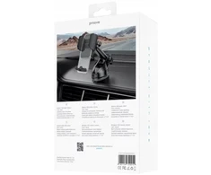 PROOVE Automobilinis telefono laikiklis Crystal Clamp Plus Suction Type Car Mount (Proove)