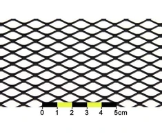 ProRacing Mesh ALU Diamond Sidabrinis 120x40cm 12x7mm