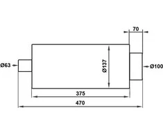ProRacing ProRacing duslintuvas 63.5mm MT07
