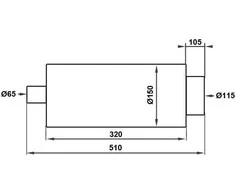 ProRacing ProRacing Duslintuvas 65mm MT04