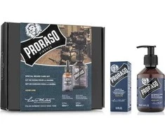 Barzdos priežiūros rinkinys Proraso Duo Pack Azur Lime Beard Oil &amp; Shampoo, 1vnt