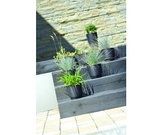 Prosperplast Apskritas puodas RATOLLA ROUND DRLO300-440U, Spalva Umbra, Prosperplast, matmenys 30x26,5 cm