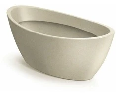 Prosperplast ARIA OVAL VAZONAS - SMĖLIO FORMOS