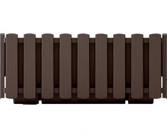 Gėlių vazonas Prosperplast Boardee Fencycase DDEF400-R222, rudas