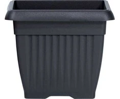 Bikuva.lt Vazonas TERRA 25,2 L 370x370x300 mm antracito sp. Prosperplast