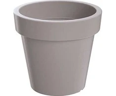 Prosperplast Dekoratyvinis gėlių vazonas Lofly Ø19.6cm H18.1cm plastik./pilkrudis