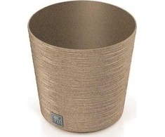 Prosperplast Pot su plastiko įdėklas ryškiai bronzA Furu 30 cm